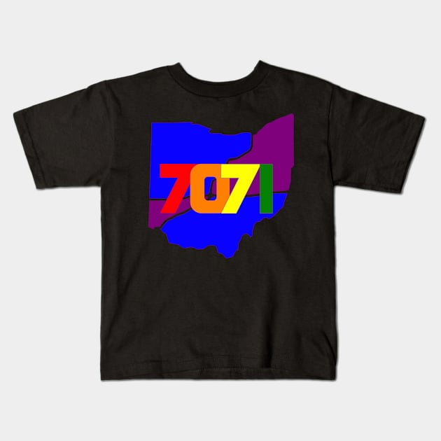 7071 Pride Kids T-Shirt by 7071